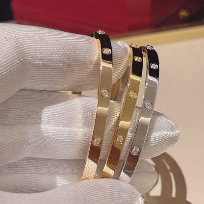 [⭐Aura]LOVE BRACELET 3.65MM 10 DIAMONDS