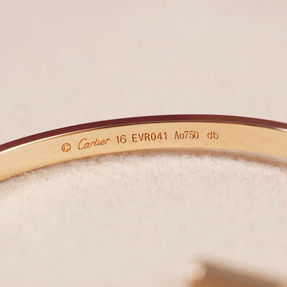 [⭐Aura]LOVE BRACELET 3.65MM 6 DIAMONDS