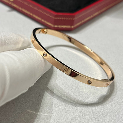 [⭐Aura]LOVE BRACELET 3.65MM 6 DIAMONDS