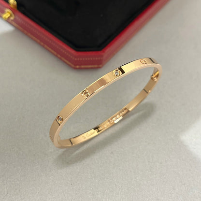 [⭐Aura]LOVE BRACELET 3.65MM 6 DIAMONDS