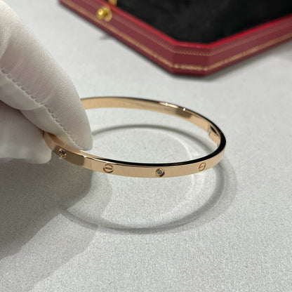 [⭐Aura]LOVE BRACELET 3.65MM 6 DIAMONDS