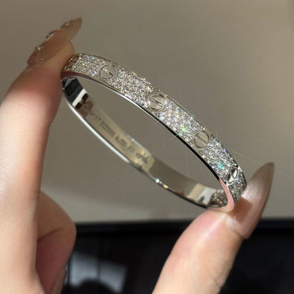 [⭐Aura]LOVE BRACELET 6.1MM DIAMOND-PAVED