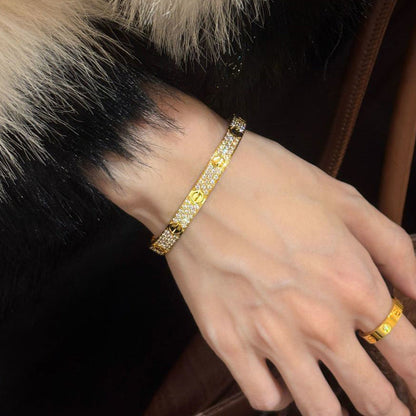 [⭐Aura]LOVE BRACELET 6.1MM DIAMOND-PAVED