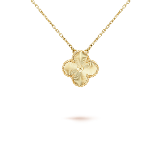 [⭐Aura]CLOVER 15MM LASER NECKLACE