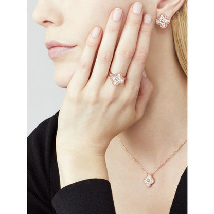 [⭐Aura]CLOVER 15MM DIAMOND SINGLE FLOWER NECKLACE