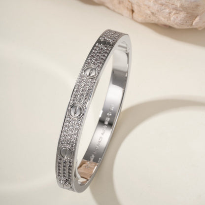 [⭐Aura]LOVE BRACELET 6.1MM DIAMOND-PAVED