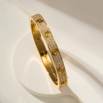 [⭐Aura]LOVE BRACELET 6.1MM DIAMOND-PAVED