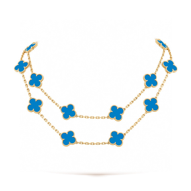 [⭐Aura]CLOVER 20 MOTIFS TURQUOISE GOLD