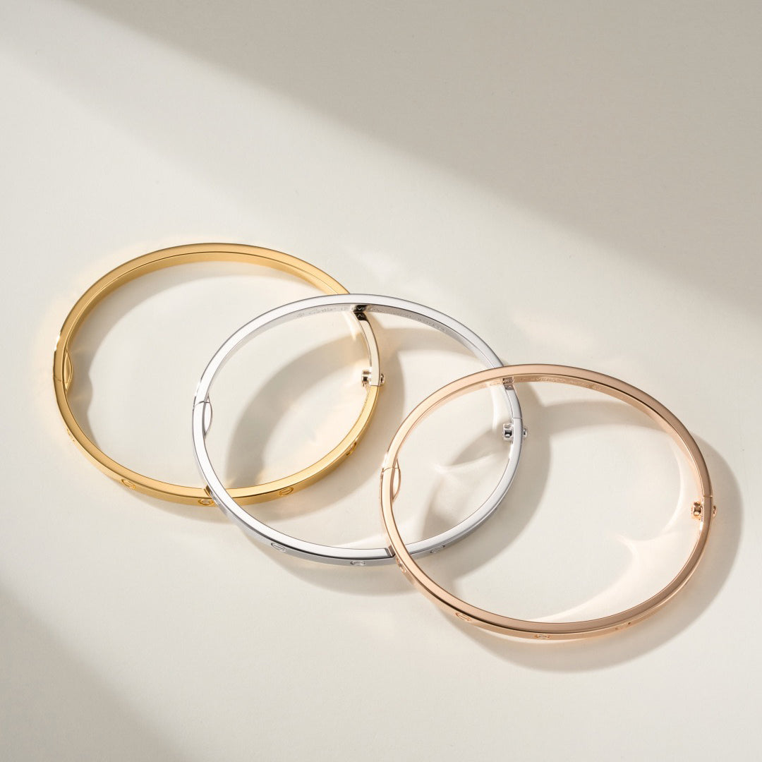 [⭐Aura]LOVE BRACELET 3.65MM 6 DIAMONDS