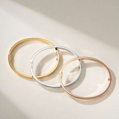 [⭐Aura]LOVE BRACELET 3.65MM 6 DIAMONDS