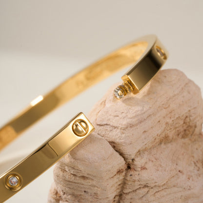 [⭐Aura]LOVE BRACELET 3.65MM 6 DIAMONDS