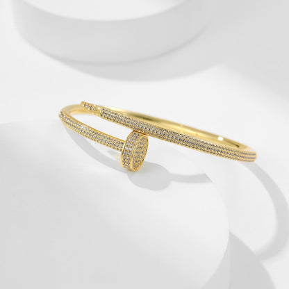 [⭐Aura]JUSTE BRACELET 3.5MM ALL DIAMONDS
