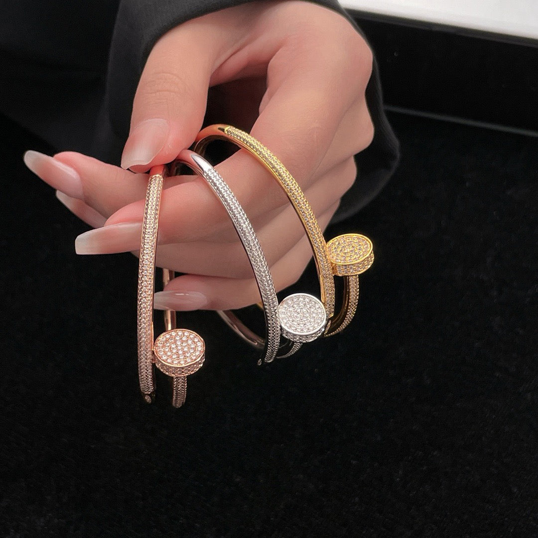 [⭐Aura]JUSTE BRACELET 3.5MM ALL DIAMONDS