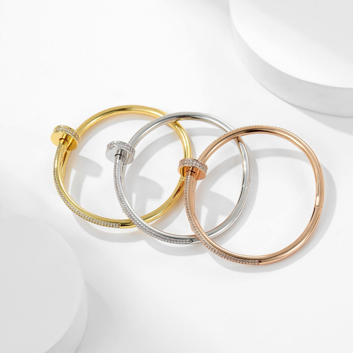 [⭐Aura]JUSTE BRACELET 3.5MM ALL DIAMONDS