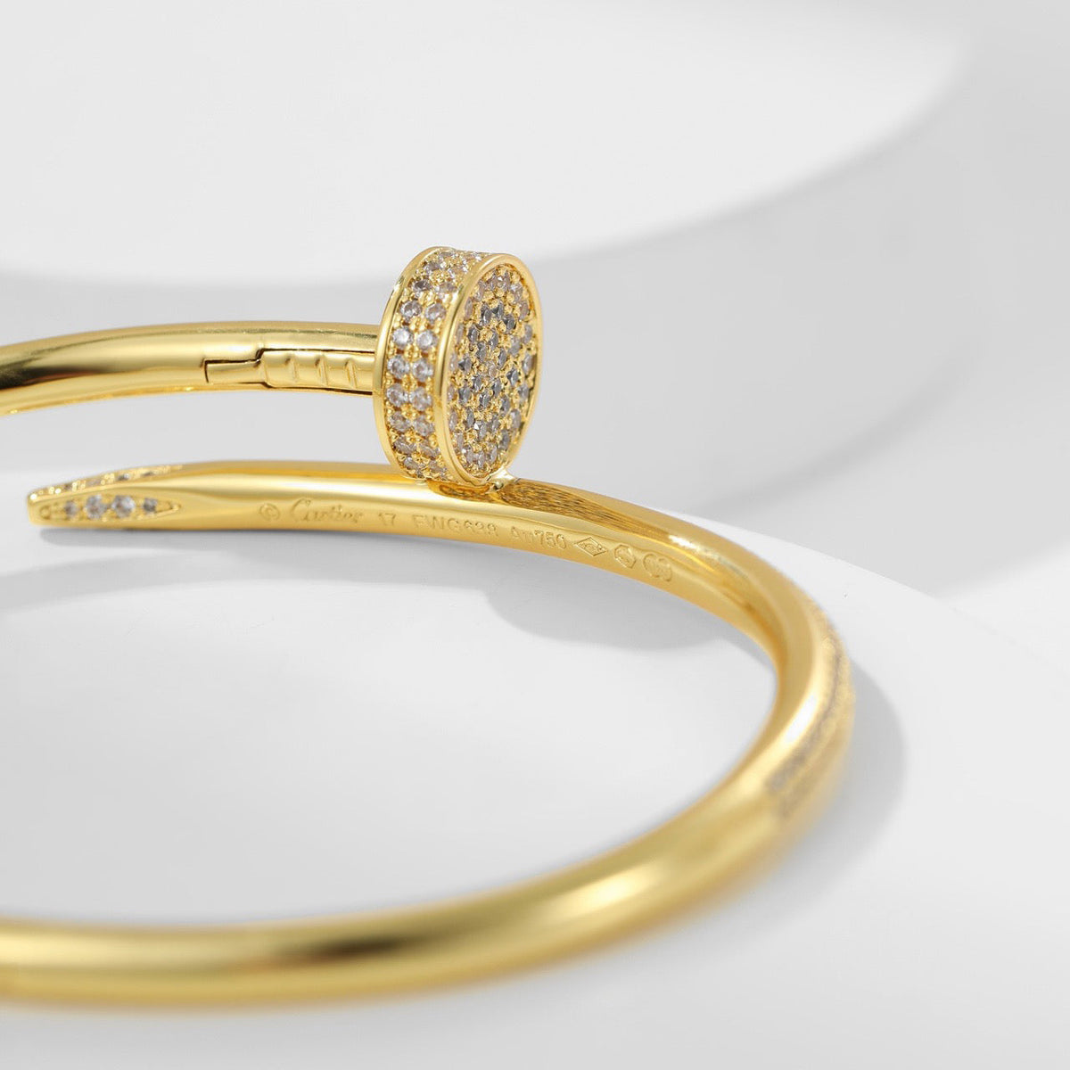 [⭐Aura]JUSTE BRACELET 3.5MM ALL DIAMONDS