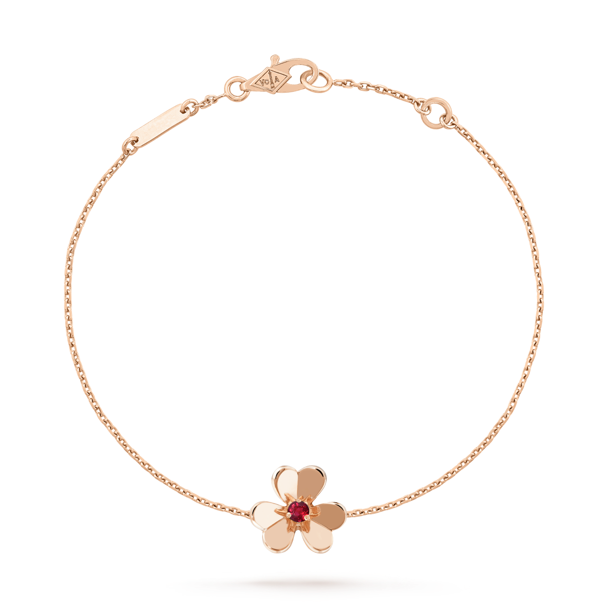 [⭐Aura]FRIVOLE GOLD FLOWER PINK MALACHITE BRACELET