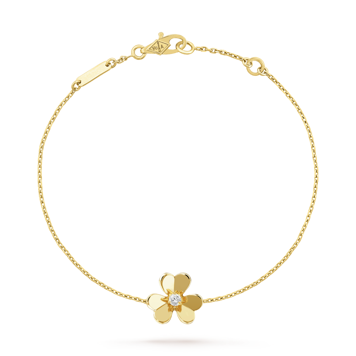 [⭐Aura]FRIVOLE GOLD FLOWER PINK MALACHITE BRACELET