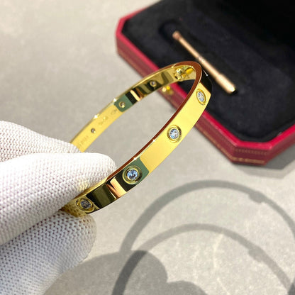 [⭐Aura]LOVE BRACELET 6.1MM 10 DIAMONDS