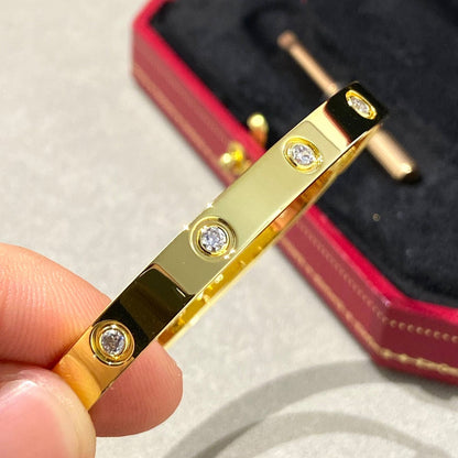 [⭐Aura]LOVE BRACELET 6.1MM 10 DIAMONDS