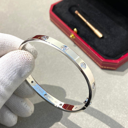 [⭐Aura]LOVE BRACELET 6.1MM 10 DIAMONDS