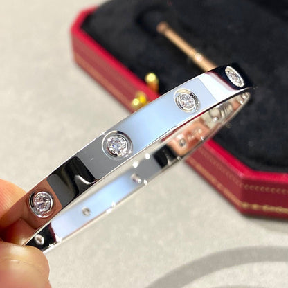 [⭐Aura]LOVE BRACELET 6.1MM 10 DIAMONDS