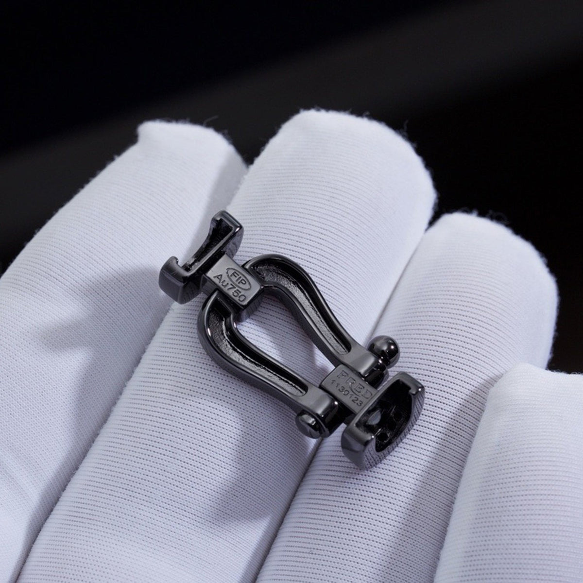 [⭐Aura]FORCE LARGE SERIES HORSESHOE BLACK SAMURAI BRACELET