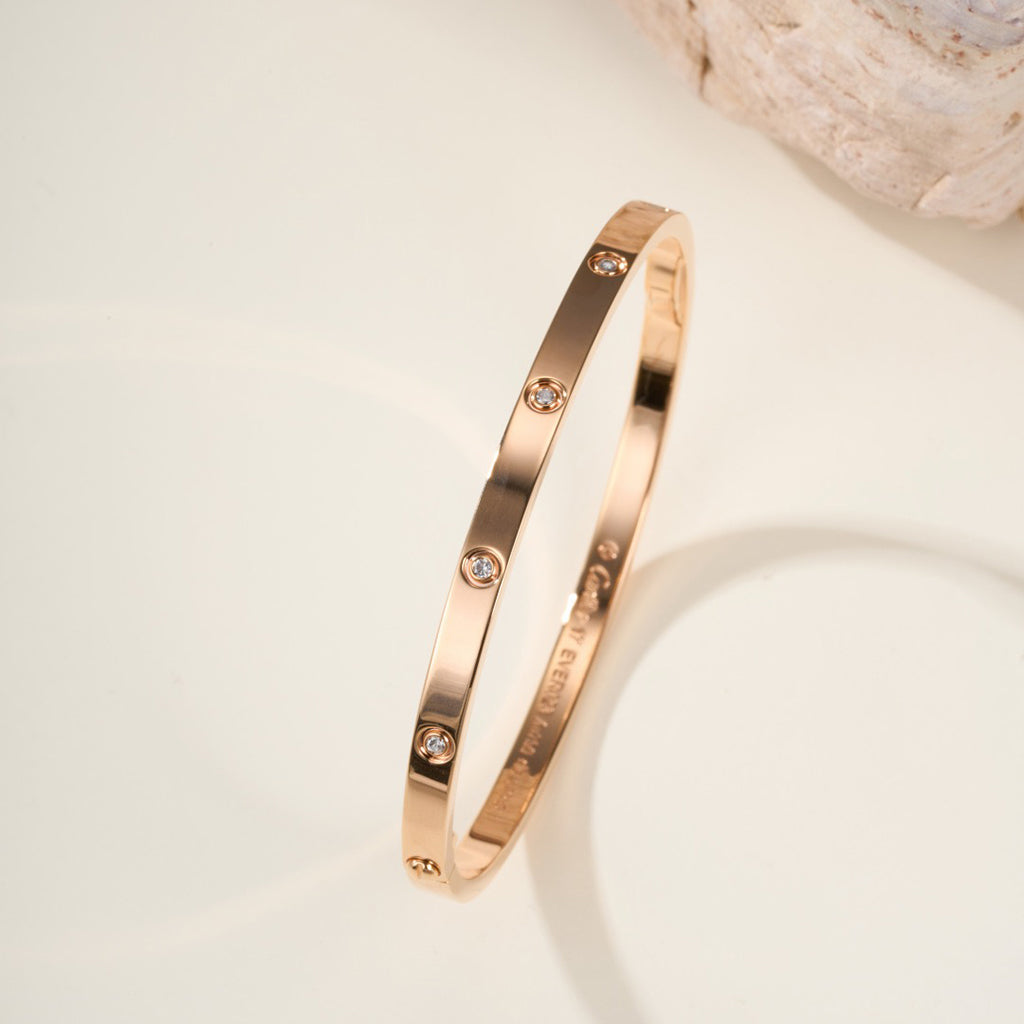 [⭐Aura]LOVE BRACELET 3.65MM 10 DIAMONDS
