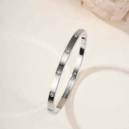 [⭐Aura]LOVE BRACELET 3.65MM 10 DIAMONDS