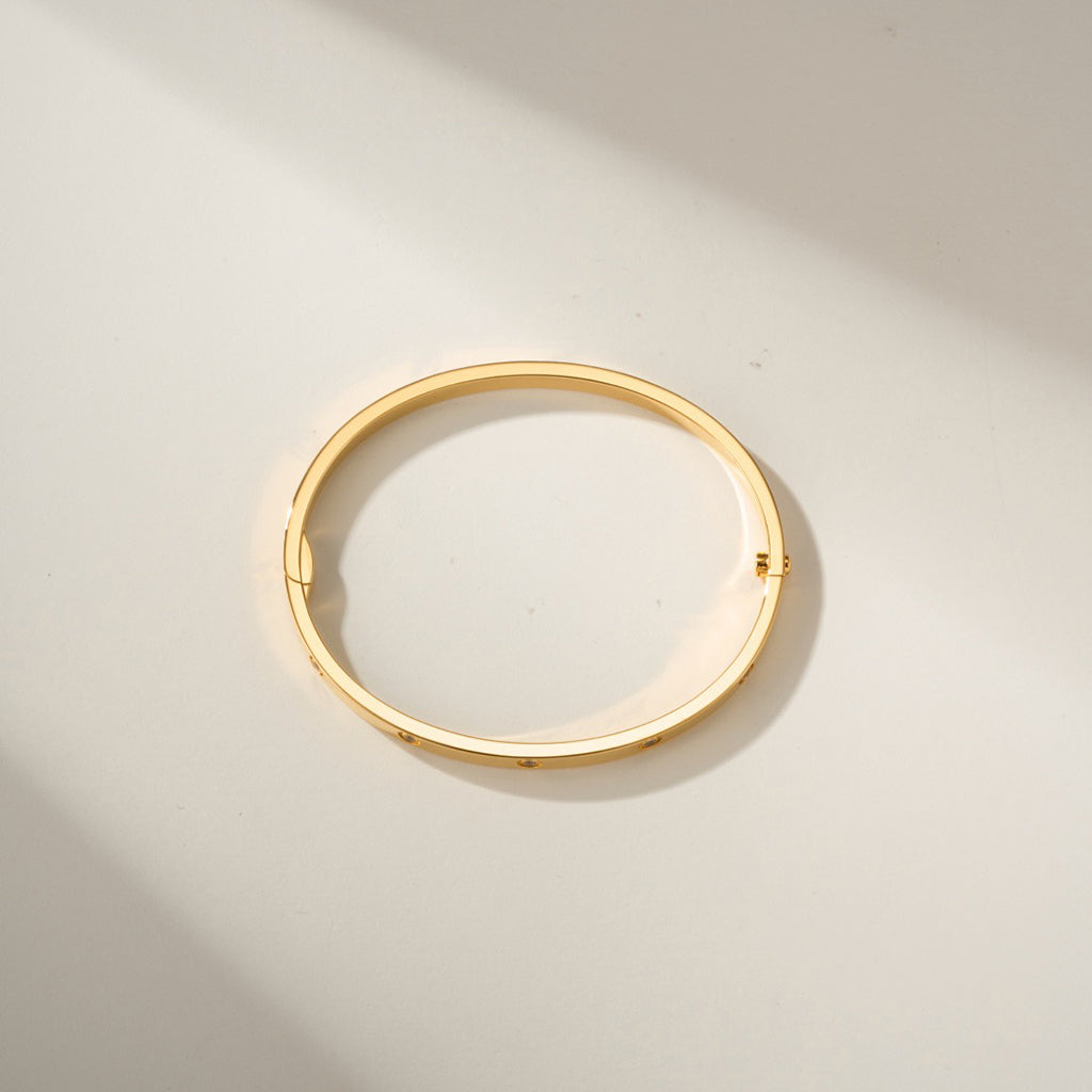 [⭐Aura]LOVE BRACELET 3.65MM 10 DIAMONDS