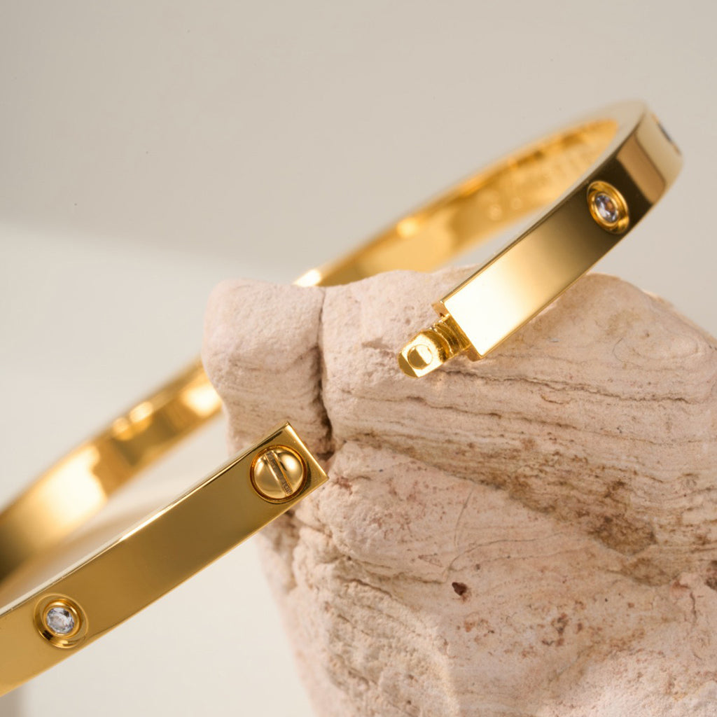 [⭐Aura]LOVE BRACELET 3.65MM 10 DIAMONDS