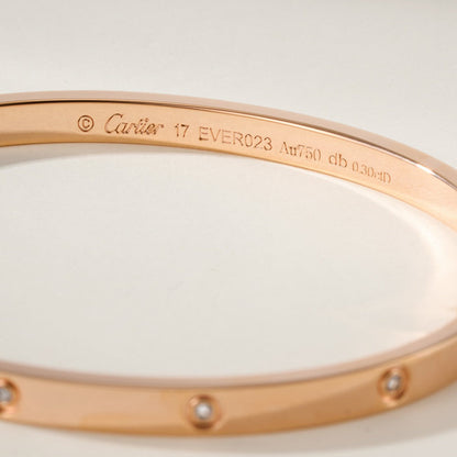 [⭐Aura]LOVE BRACELET 3.65MM 10 DIAMONDS