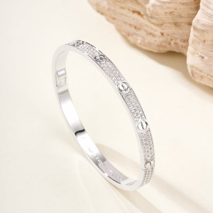 [⭐Aura]LOVE BRACELET 4.8MM DIAMOND-PAVED