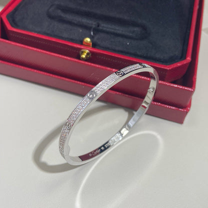 [⭐Aura]LOVE BRACELET 3.65MM DIAMOND-PAVED