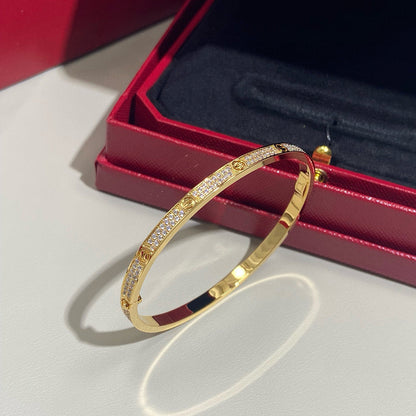 [⭐Aura]LOVE BRACELET 3.65MM DIAMOND-PAVED