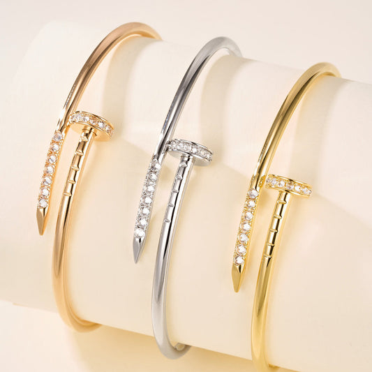 [⭐Aura]JUSTE BRACELET 2.5MM DIAMONDS