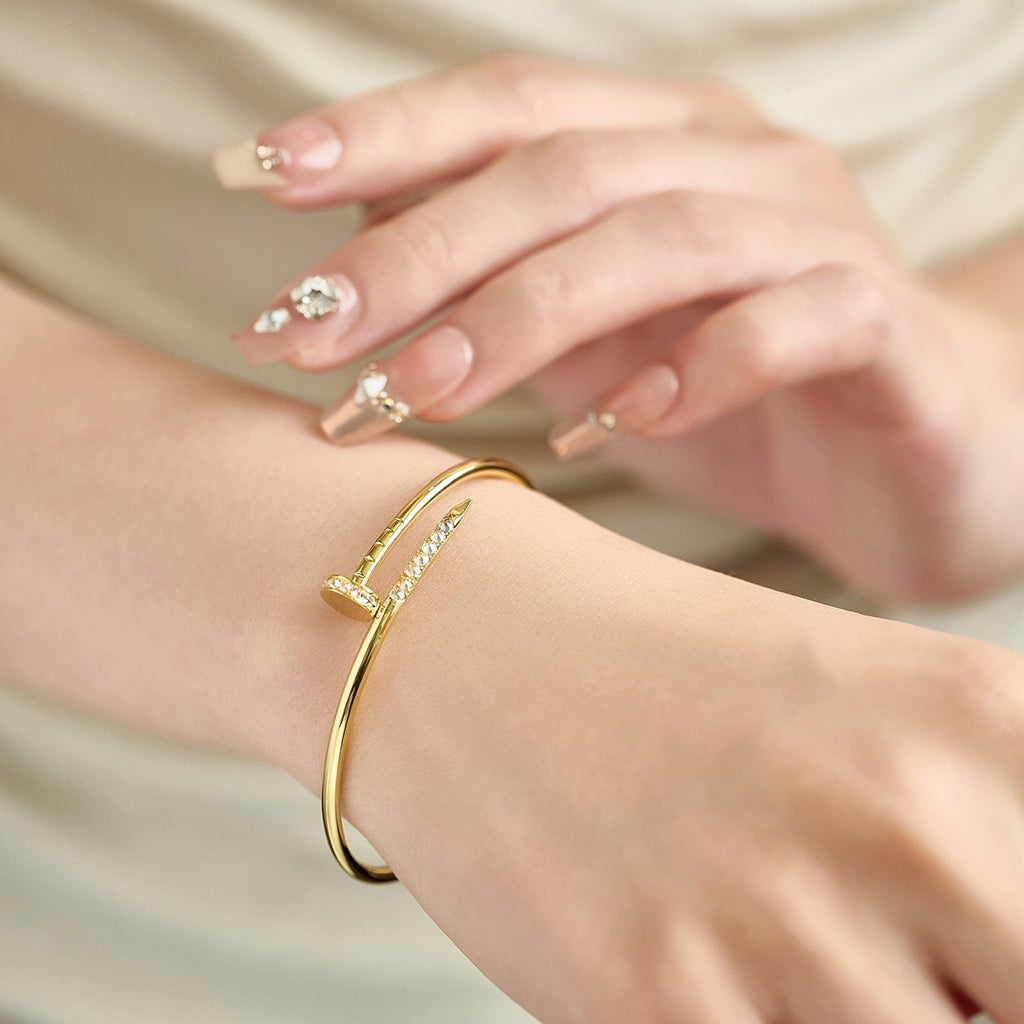 [⭐Aura]JUSTE BRACELET 2.5MM DIAMONDS