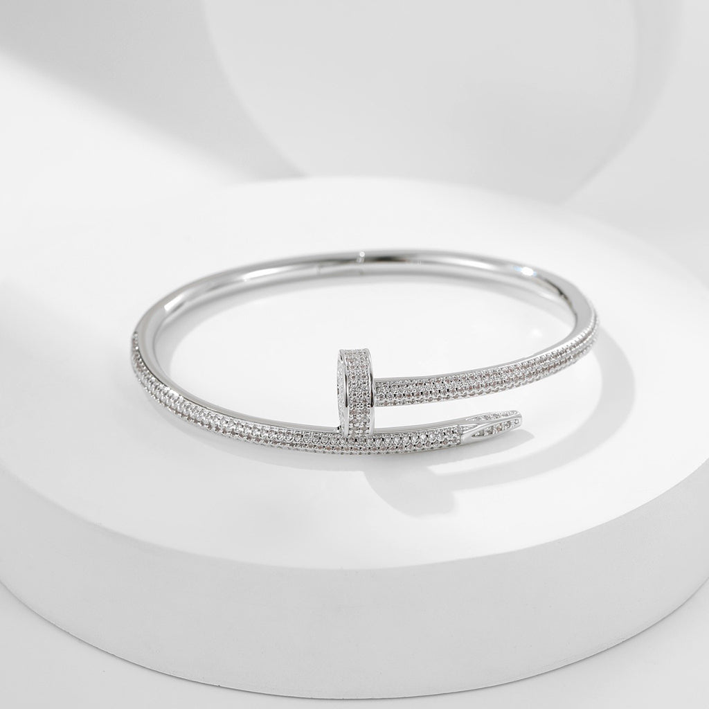 [⭐Aura]JUSTE BRACELET 3.5MM ALL DIAMONDS