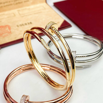 [⭐Aura]JUSTE BRACELET 3.5MM DOUBLE ROW DIAMOND