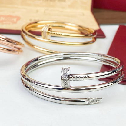 [⭐Aura]JUSTE BRACELET 3.5MM DOUBLE ROW DIAMOND
