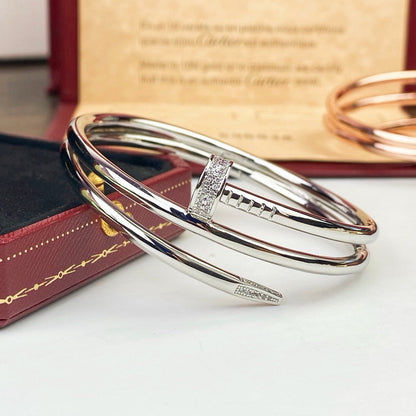 [⭐Aura]JUSTE BRACELET 3.5MM DOUBLE ROW DIAMOND