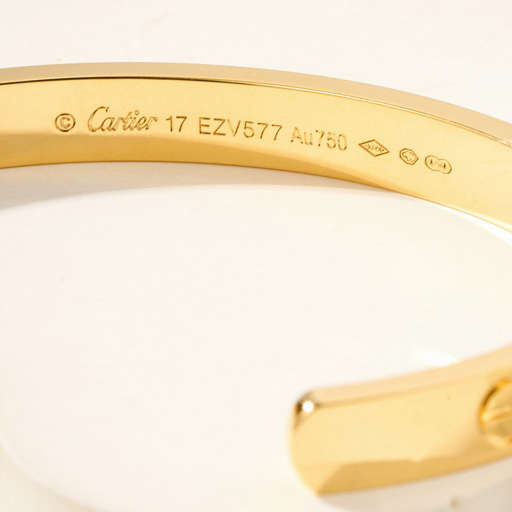 [⭐Aura]LOVE BRACELET 6.1MM OPEN CUFF