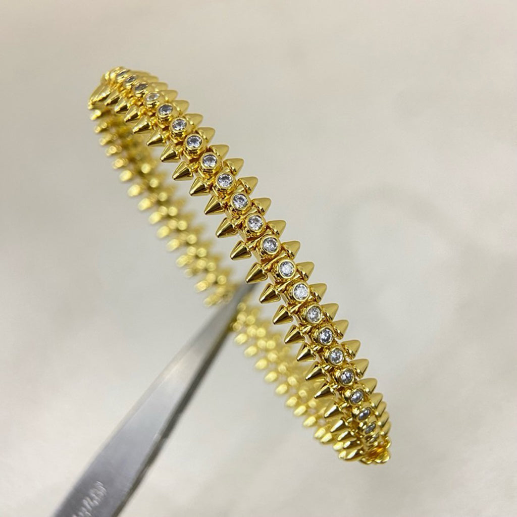 [⭐Aura]CLASH  BRACELET 8MM DIAMONDS