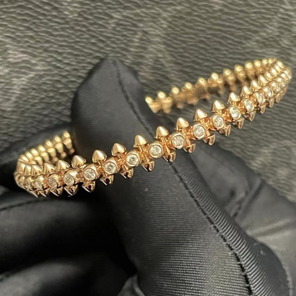 [⭐Aura]CLASH  BRACELET 8MM DIAMONDS