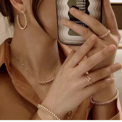 [⭐Aura]CLASH  BRACELET 8MM DIAMONDS