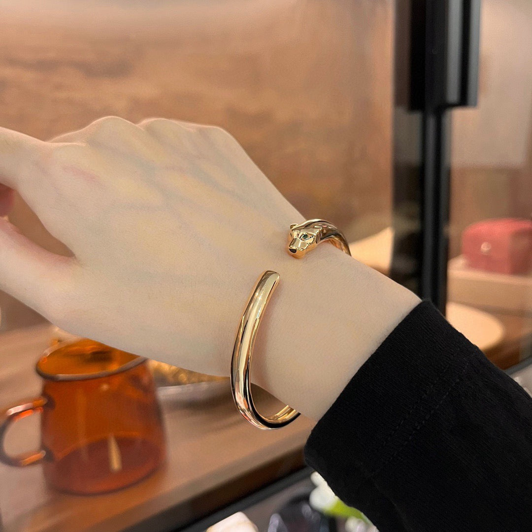 [⭐Aura]PANTHERE OPEN BRACELET