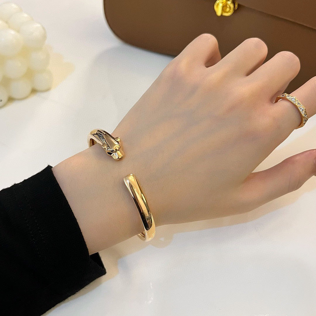 [⭐Aura]PANTHERE OPEN BRACELET