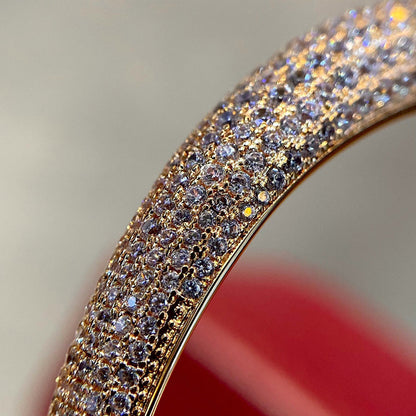 [⭐Aura]PANTHERE HALF DIAMOND OPEN BRACELET