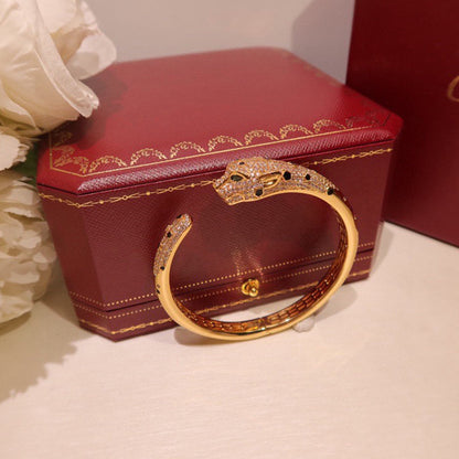 [⭐Aura]PANTHERE BIG BRACELET DIAMONDS