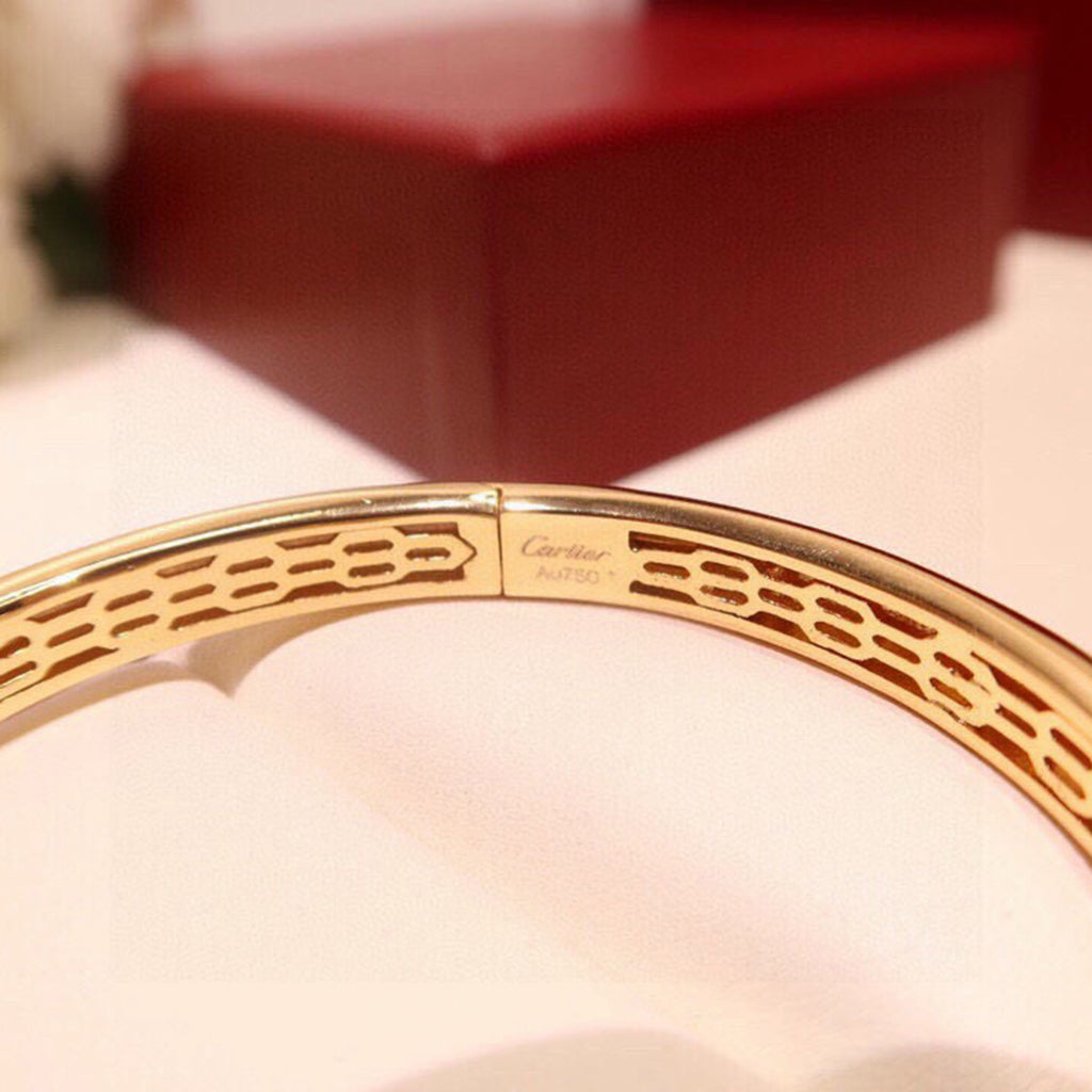 [⭐Aura]PANTHERE BIG BRACELET DIAMONDS