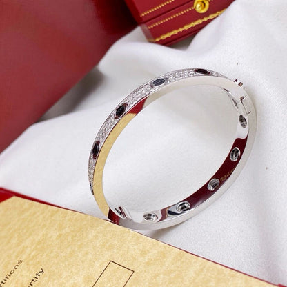 [⭐Aura]LOVE BRACELET 6.1MM DIAMOND-PAVED CERAMIC